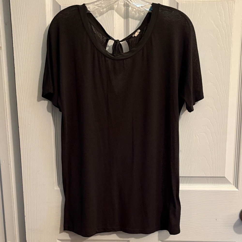 J. Crew Black Short Sleeve Top